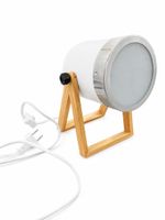 Moderne LED Tischlampe Weiss Holz – Nachttischlampe