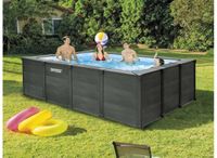 INTEX Exotic 400x300x124cm Luxus Graphitpool Chemiefrei! TOP