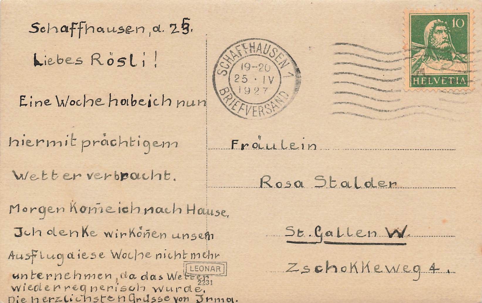 Cartoline postali: Schaffhausen SH Battello Schiff Boot – Usato da Biasca venduto da Blenio71 1