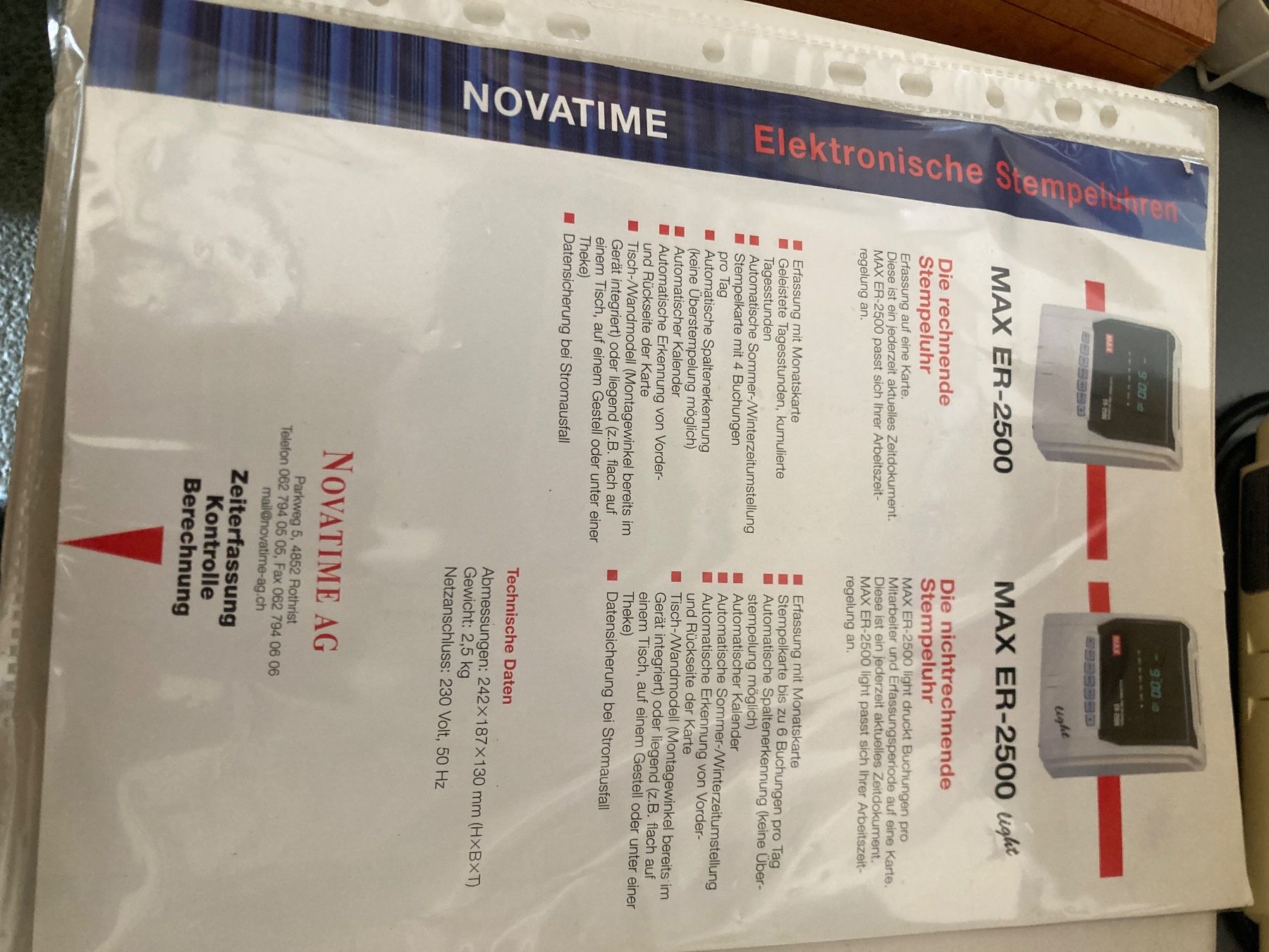 Tous les outils: Stempeluhr – D'occasion à Bannwil par Su50 1