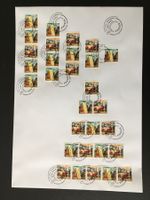 Fondue Variationen Ausgabetagstempel Z279 - Z282  - unikat -