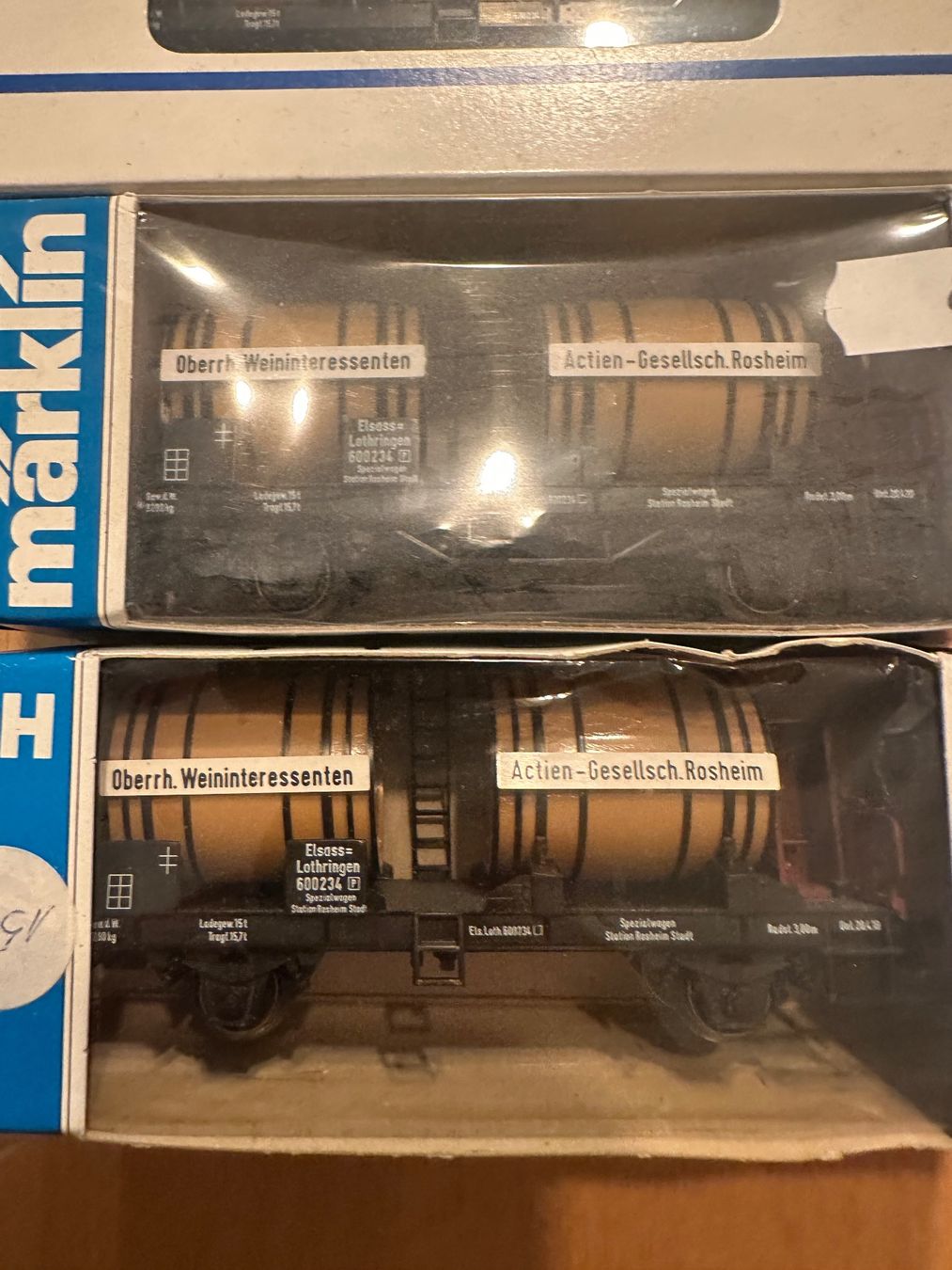 Märklin Modellini di ferrovie: Märklin Güterwagen H0 AC – Usato da Oftringen venduto da ib.85 1