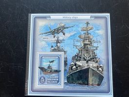 2017 Solomon Islands Kriegsschiffe Block postfrisch   (A696)