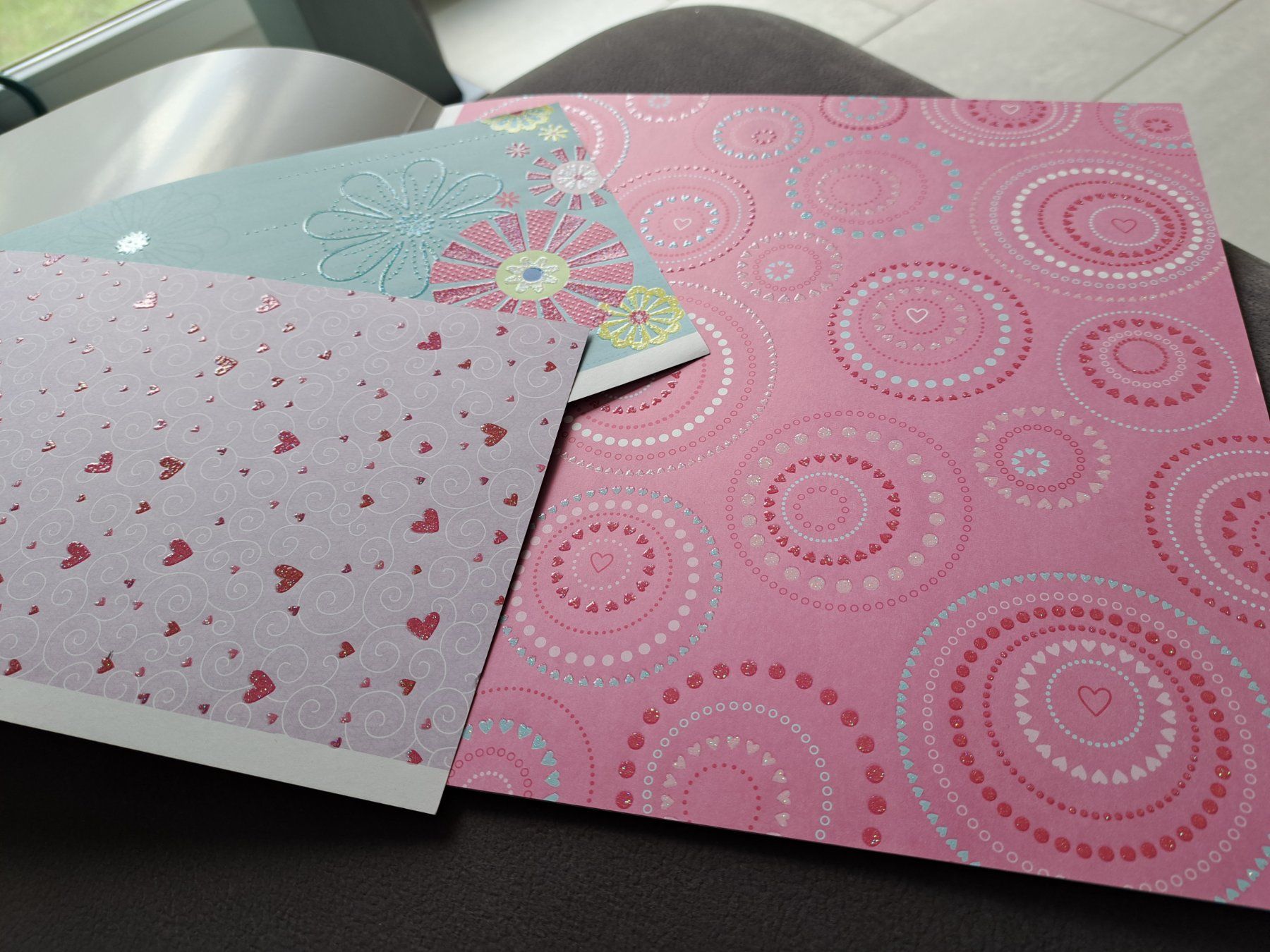 Carta: Designpapier Block Blumen 30,5x30,5cm NEU – Nuovo (secondo la descrizione) da Killwangen venduto da KIANA08 2