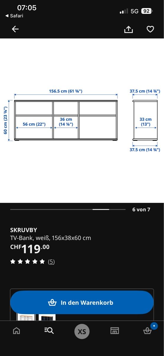 Ikea Mobili TV: TV-Möbel – Usato da Liestal venduto da Xenias01 4