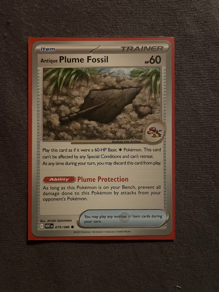 Pokémon Carte collezionabili: Antique Plume Fossil – Nuovo (secondo la descrizione) da Lenk im Simmental venduto da banane50626