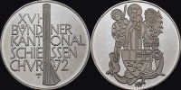 Medaglie: Medaille Bündner Kantonalschiessen 1972 – Usato da Chur venduto da zowie72 1