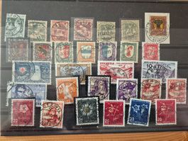 CH-PJ Briefmarken mit Vollstempel Zustand gemäss Bild C6