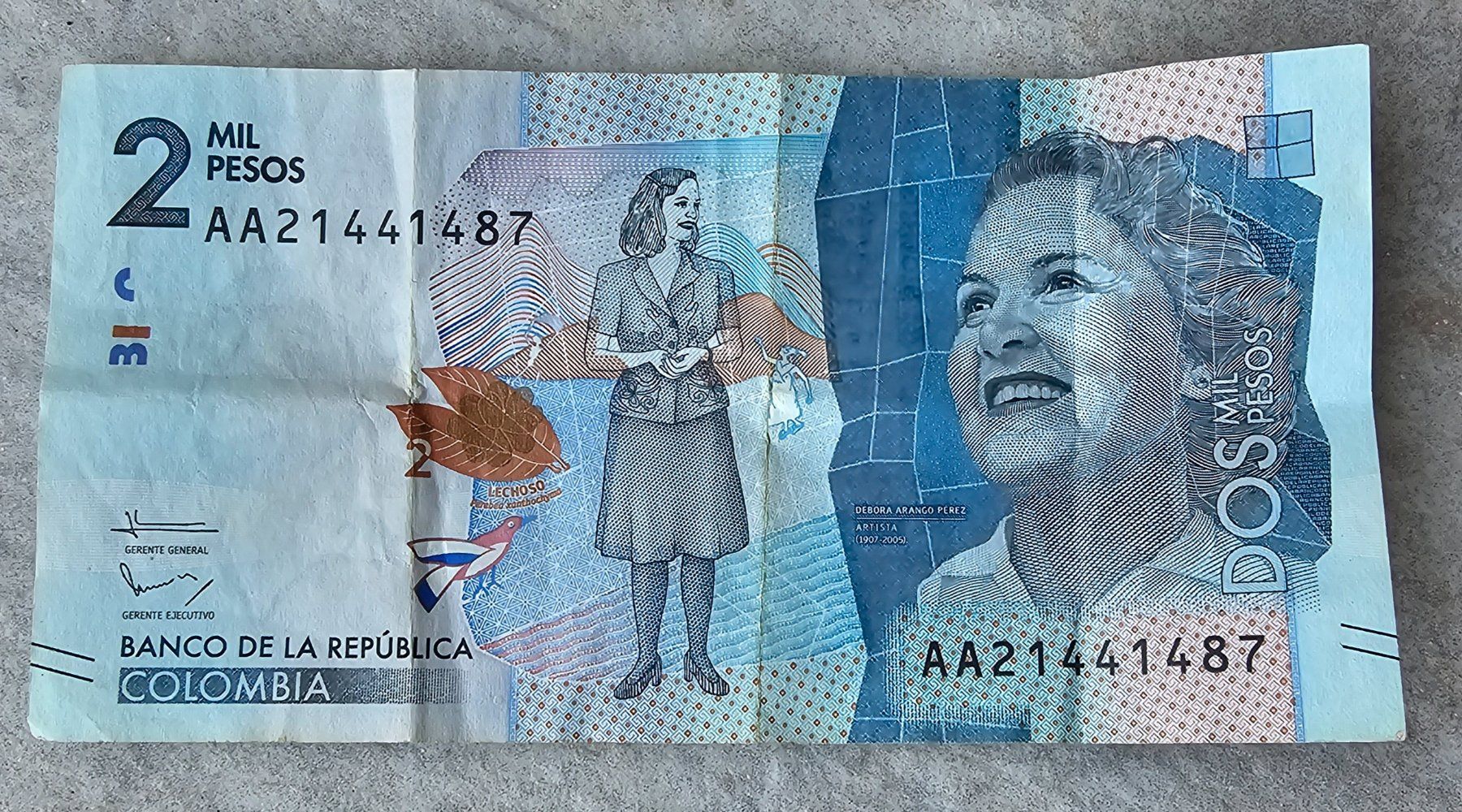 Banconote: Billet 2 MIL PESOS COLOMBIA 2015 – Usato da PERLY venduto da Csrg 3