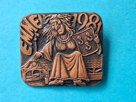 Fasnachts Plakette Emmen Kupfer 1981 (y720)
