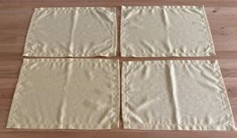 4  STK. TISCHSET NEU GELB