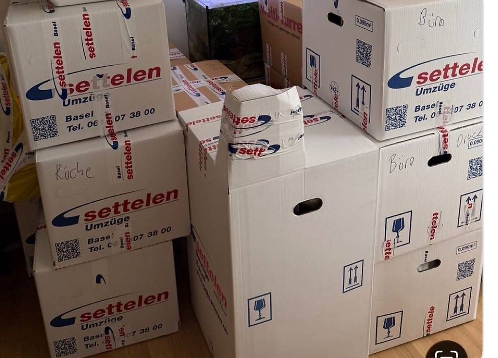 Kartons: Umzugskisten  – Gebraucht aus Basel von abk_b8x9 1