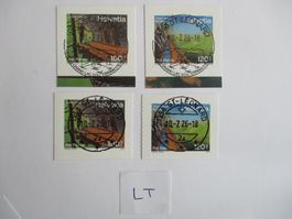 Voll Letzttagsstempel der Poststelle 1958 St. Léonard