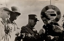 De Sienne a Belfort - Les Français arrivent à la frontière