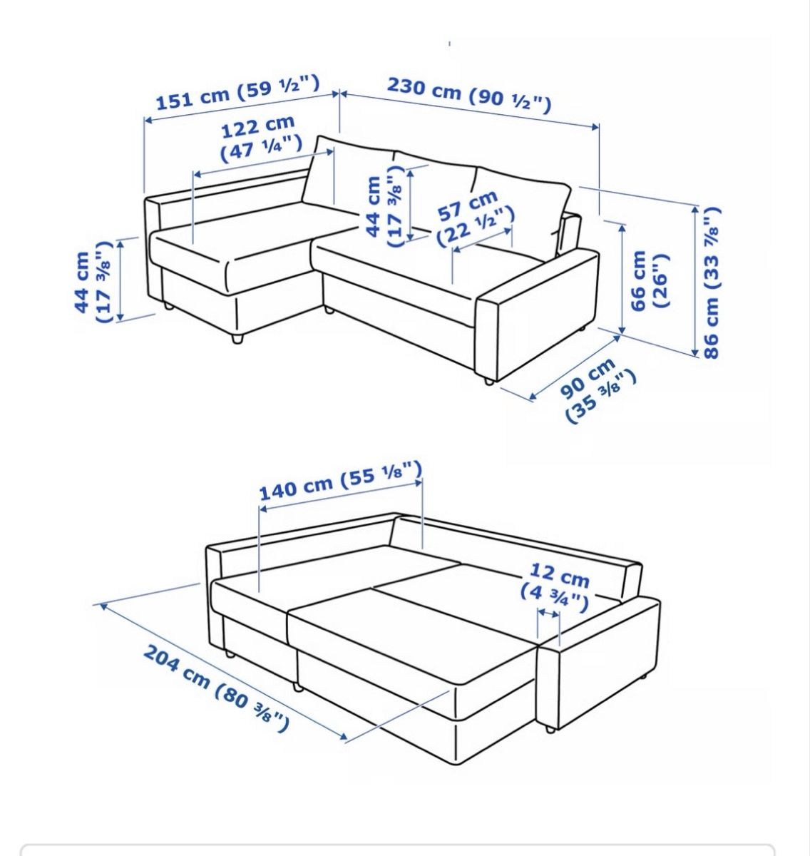 Sofas: Ecksofa mit Bettfunktion dunkelgrau 230cm breit – Gebraucht aus St.Gallen von Seamslike 2
