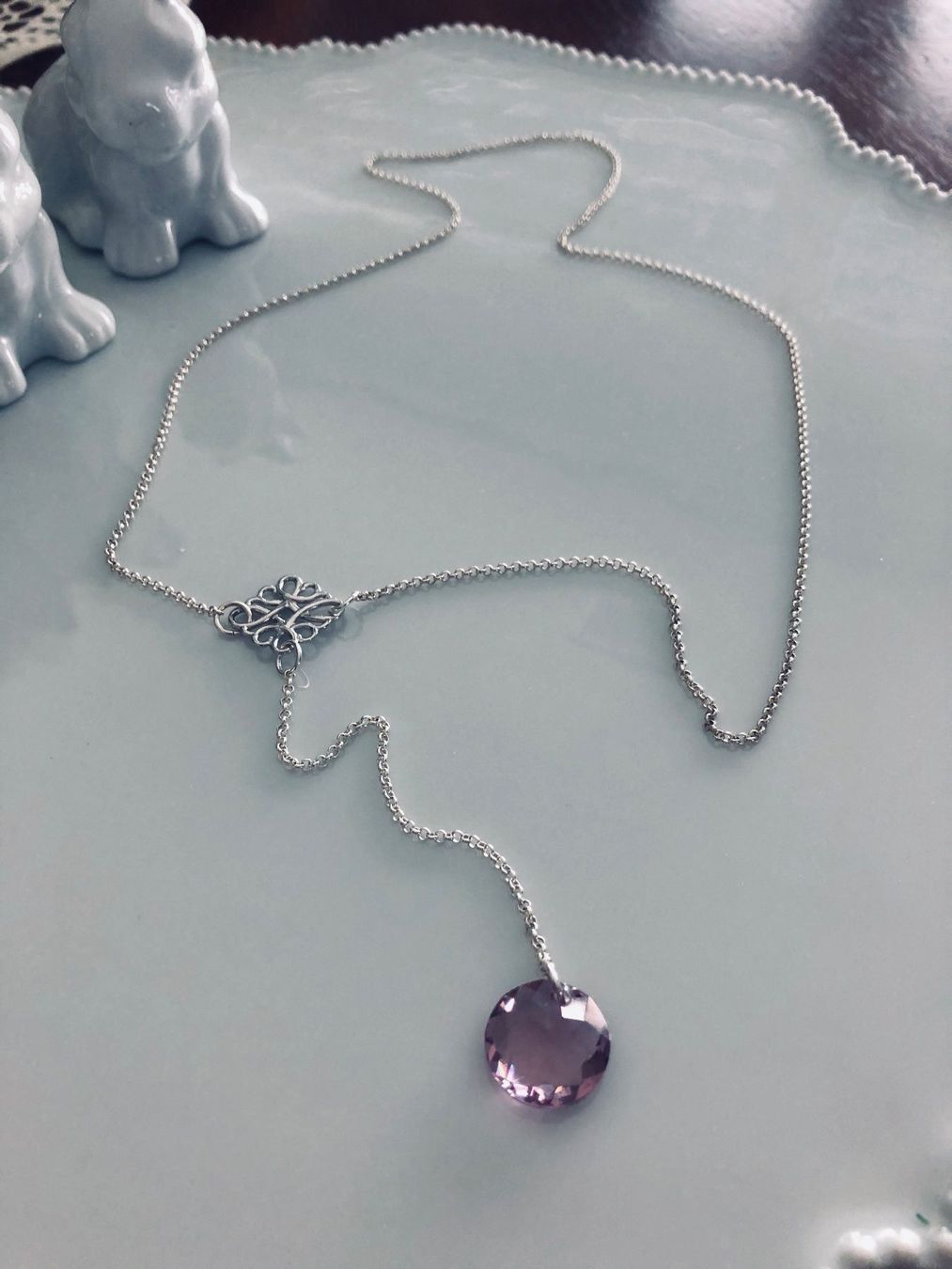 Catenine: Silber Kette mit SWAROVSKI Kristall NEU – Nuovo (secondo la descrizione) da Winkel venduto da Luxtime 7