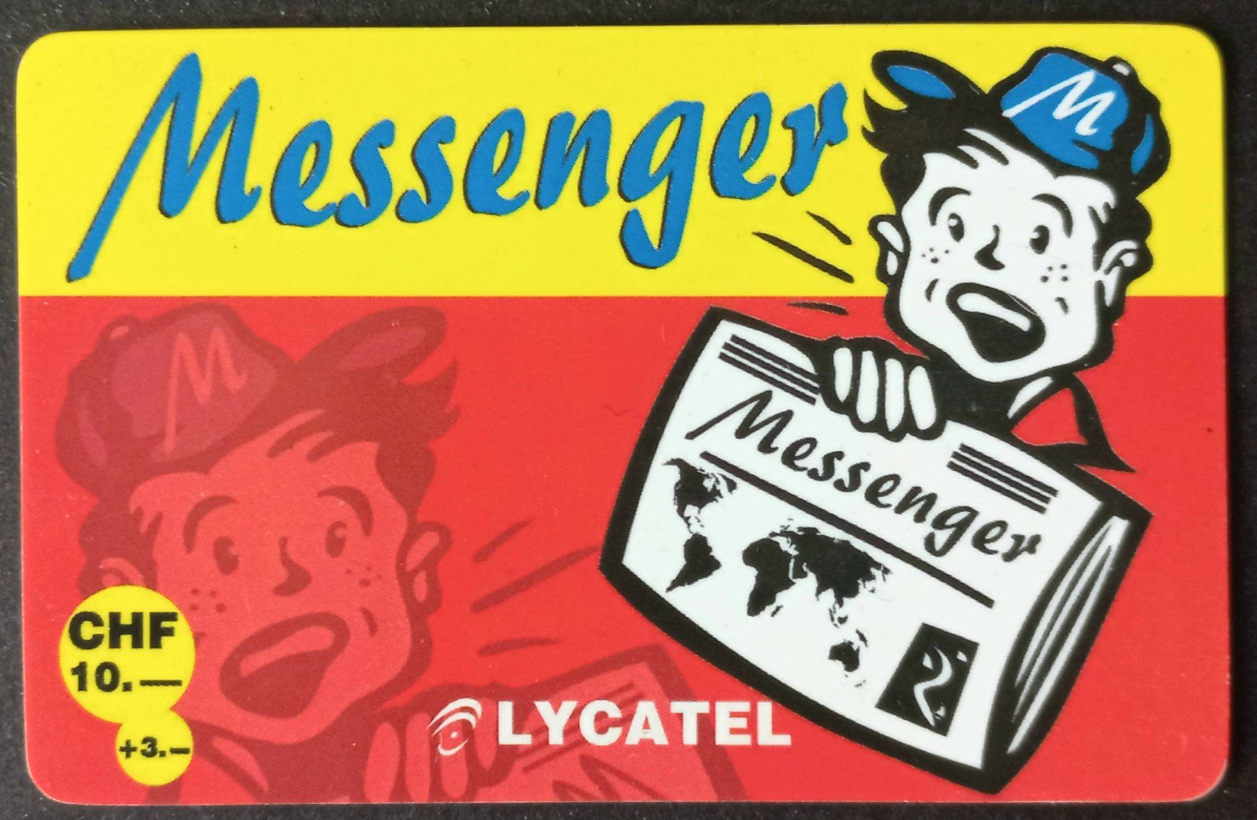 Telefon- & Taxkarten: Taxcard Phonecard - Messenger - CH – Gebraucht aus Niederuzwil von lubimaja