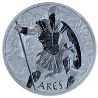 ARES 1 UNZE OZ SILBER 2023 GODS OF OLYMPUS AUFLAGE NUR 13500