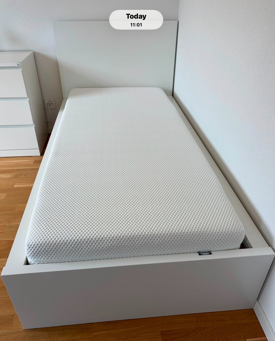 Ikea Letti: Lit simple avec matelas – Usato da Cheseaux-Lausanne venduto da lna_w8xk 2