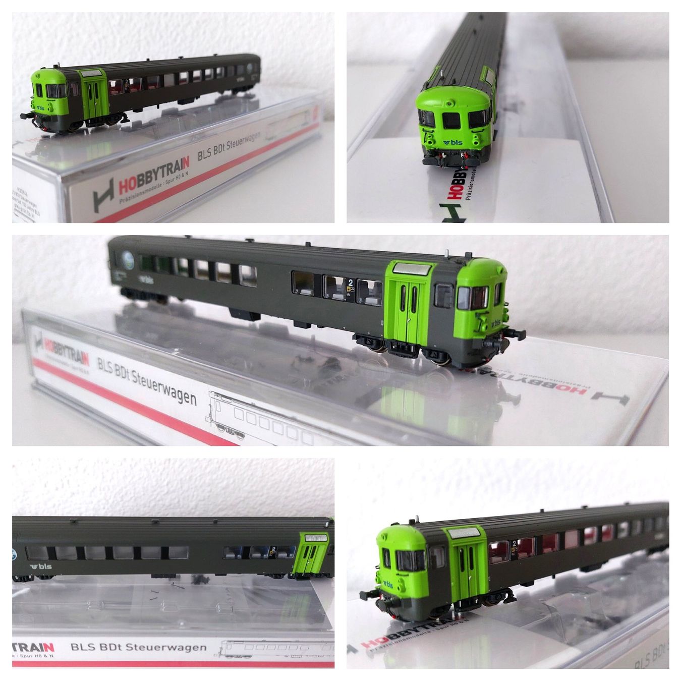 Hobbytrain Modellini di ferrovie: Hobbytrain BLS BDt Steuerwagen  H23946 – Nuovo e nell'imballaggio originale da Biberist venduto da Ntrains