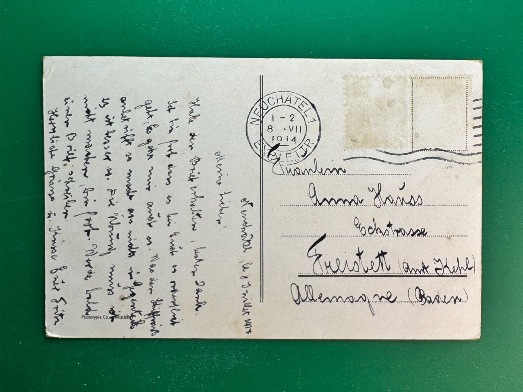 Cartoline postali: Neuchâtel et les Alpes – Usato da Steg VS venduto da danwer74 1