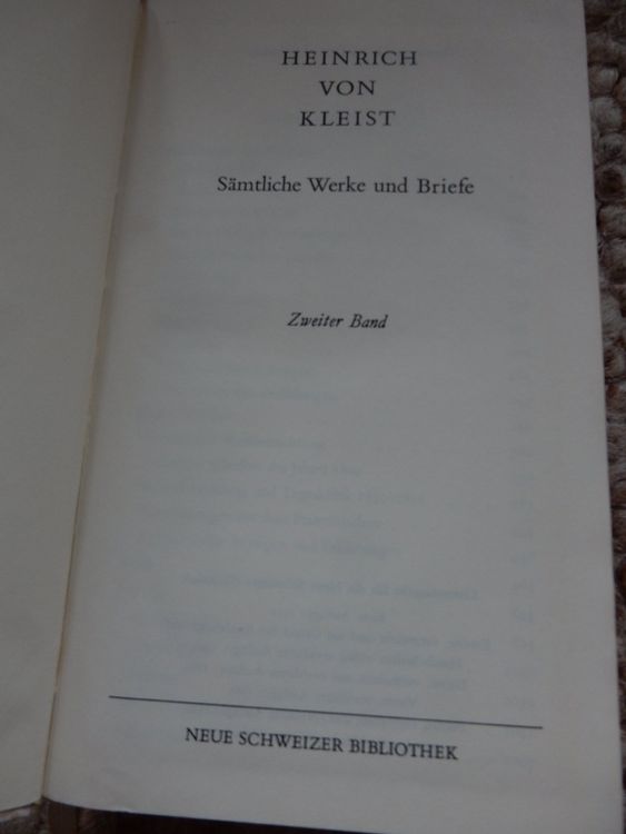 Livres: Lot: bücherpaket antik: Heinrich von Kleist: Werke 1 + 2 – D'occasion à Jona par JOberg_25 6