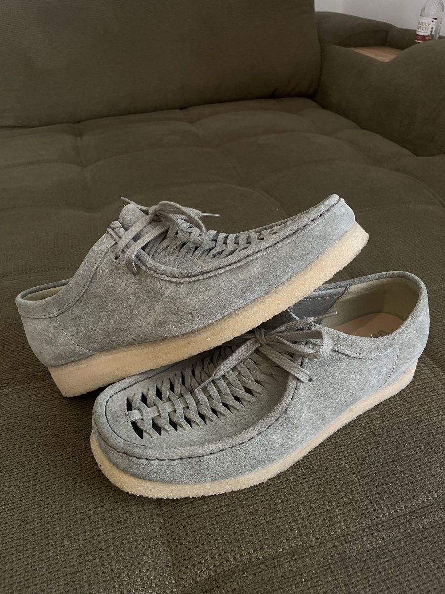 Clarks Scarpe da uomo: Clarks Wallabee Weave Sage Suede – Nuovo (secondo la descrizione) da Bern venduto da VintagePusher 1