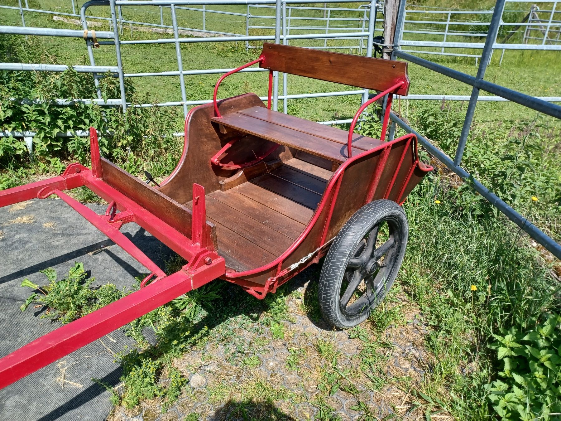 Carrozze: Kutsche einspännig für Pony oder Kleinpferd – Usato da Zufikon venduto da Jimbojohnson
