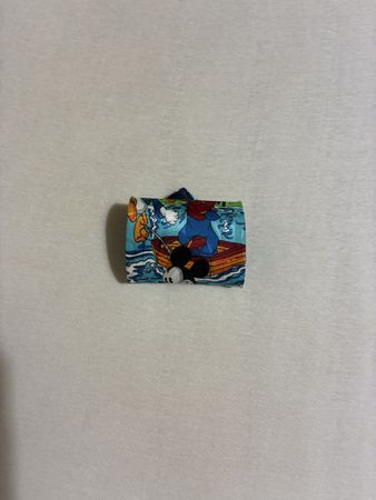 Cravatta Disney uomo blu con fantasia personaggio nuovo