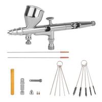 Airbrush Pistole Set + Nadeln+ Reinigung
