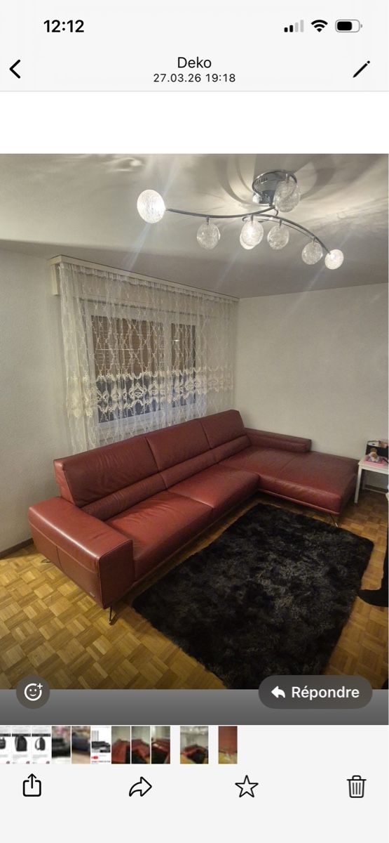 Roche Bobois Sofas: Canape Rochebobois cuir – Gebraucht aus Fribourg von Senator77