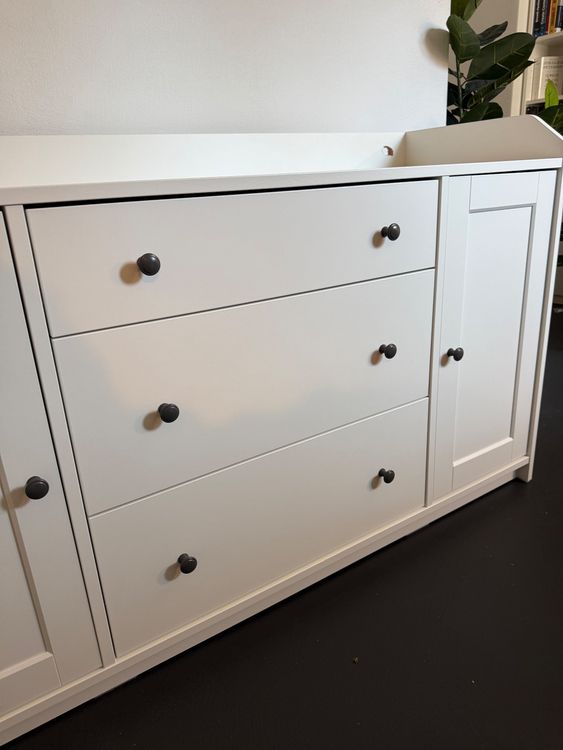 Ikea Commodes: IKEA HAUGA Sideboard, weiss, 140x84 cm – Neuf (Voir description) à Luzern par D_Meyer 2