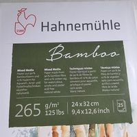 Hahnemühle Bamboo Papier, 265g/m2, 24x32cm, 22 Blatt