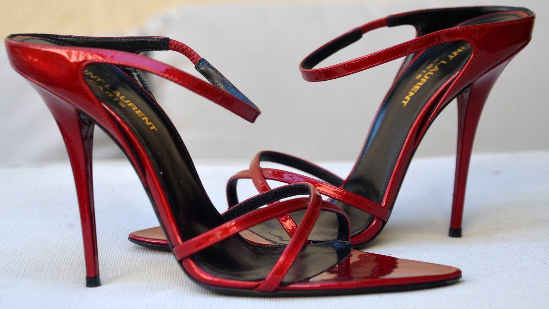 Saint Laurent Damenschuhe: Saint Laurent Sandalen / sandales .38 – Gebraucht aus Collonges von arashee 3