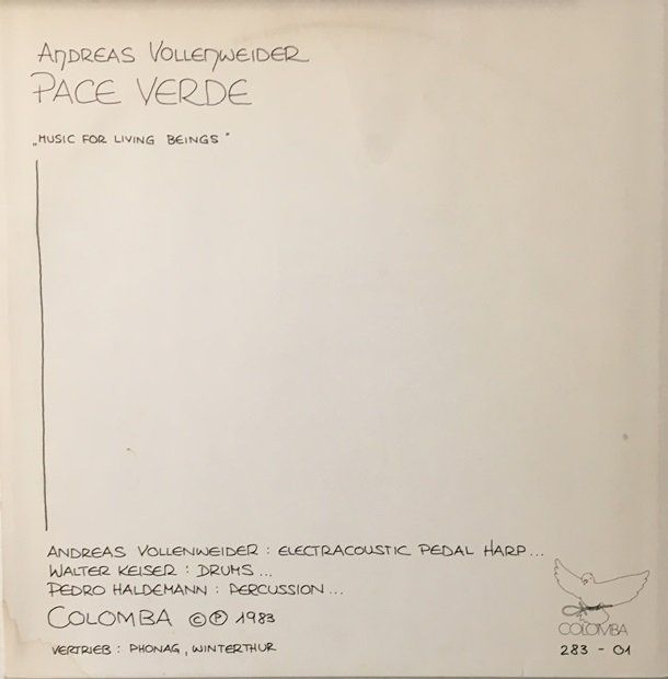 Dischi in vinile: Andreas Vollenweider – Pace verde (12'' Single) – Usato da Grüningen venduto da azulvinyl