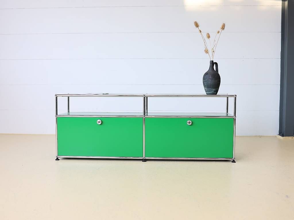 Cassettiere: USM Haller Lowboard in grün – Usato da Meinisberg venduto da atelier_TILIJA 5