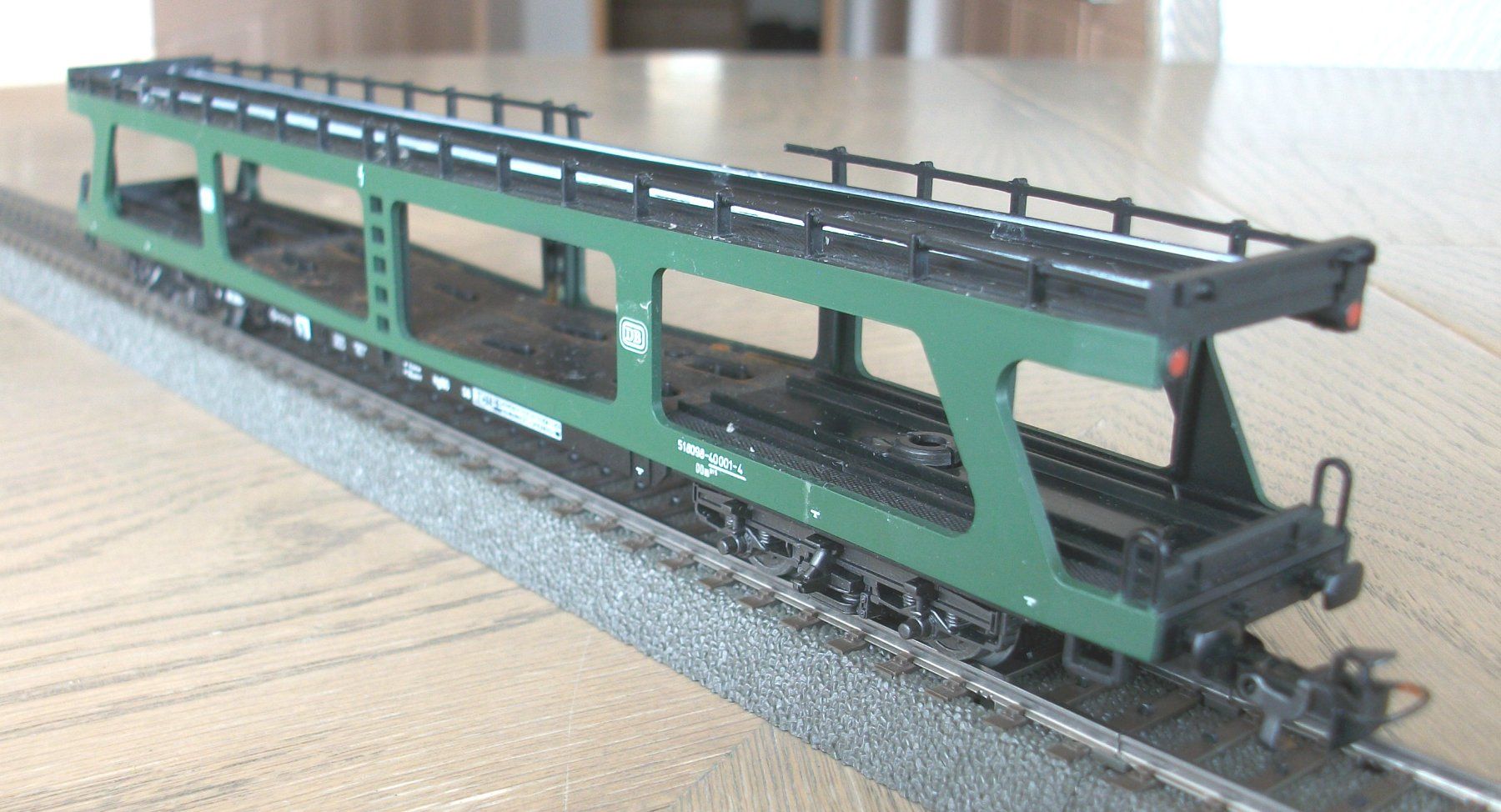 Märklin Modellini di ferrovie: Reisezug-Autotransportwagen; OVP – Usato da St. Moritz venduto da Manu7500 4