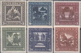 Österreich 488-493 Nibelungensage ganze Serie postfrisch **