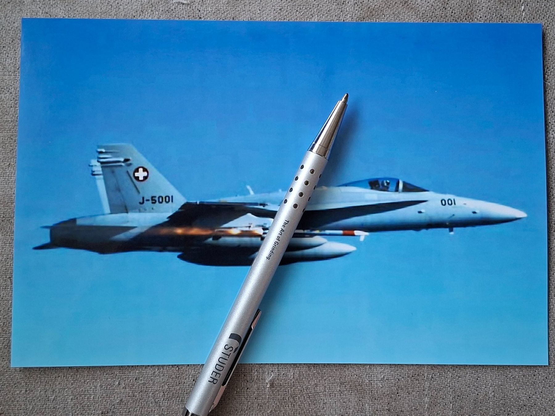 Ansichtskarten: Foto F/A-18 Schweizer Luftwaffe – Gebraucht aus Giffers von attila07
