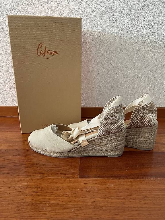 Scarpe da donna: Neu Espadrilles Gr.37, Ivory,zum Binden – Usato da Buchs ZH venduto da wunderwelt74 2