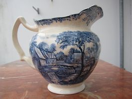 Englischer Teekrug, Johnson Bros., Mill Stream, Vintage