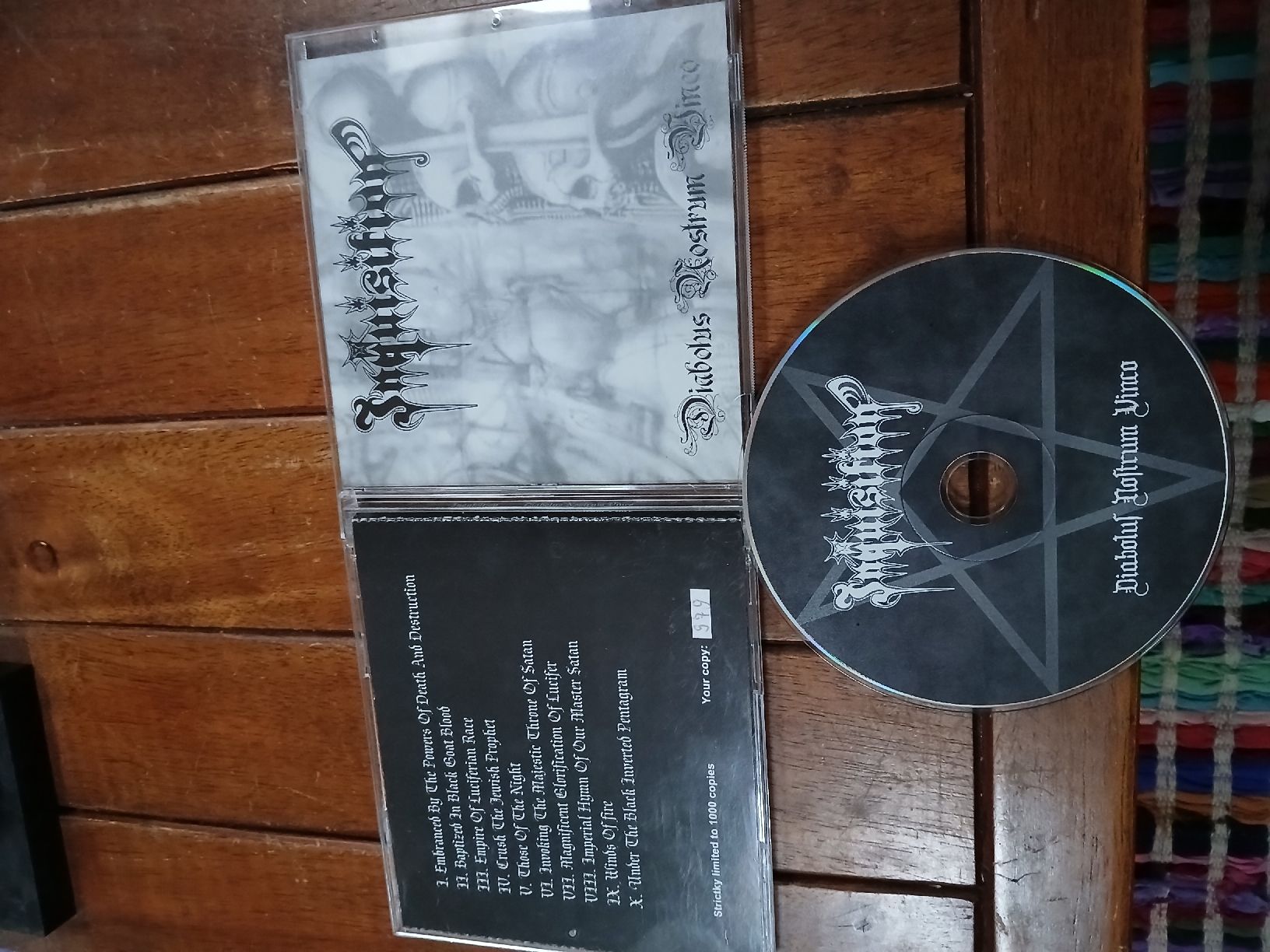 CDs: inquisition- diabolus...(979/1000) – Gebraucht aus St-Cergue von VeganWarrior
