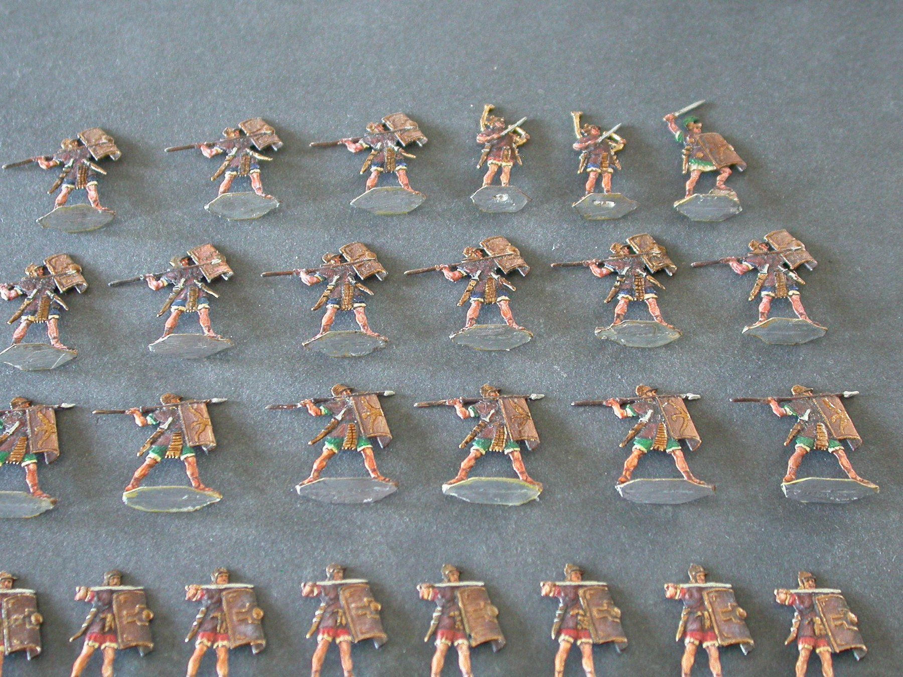 Statuette: Zinnfiguren: Römische Legionäre – Usato da Zürich venduto da Marcel6887 1