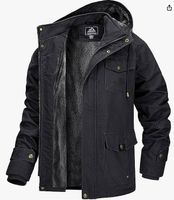 Veste bomber hiver en polaire homme style militaire capuche