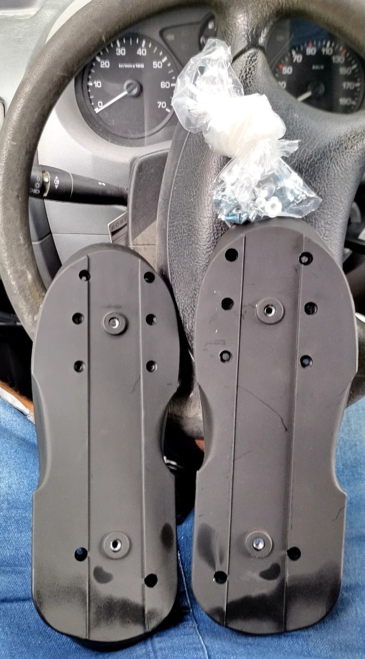 Roces M12 Soulplates Gr. 45-46, Schwarz (neu) (Neu (gemäss Beschreibung ...