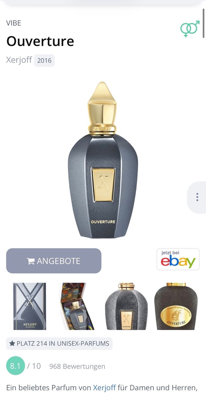 Xerjoff Profumi & Eau de Toilette: Xerjoff Ouverture EDP 2ML Abfüllung – Usato da Zürich venduto da deruja 4