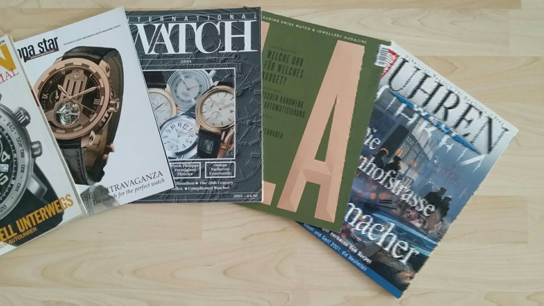 Riviste & Magazine: 5 Stück Uhrenmagazine – Usato da Gossau ZH venduto da SwissJapan 2