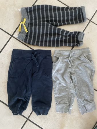 3 Sweat Trainerhosen Gr.80 Baumwolle guter Zustand