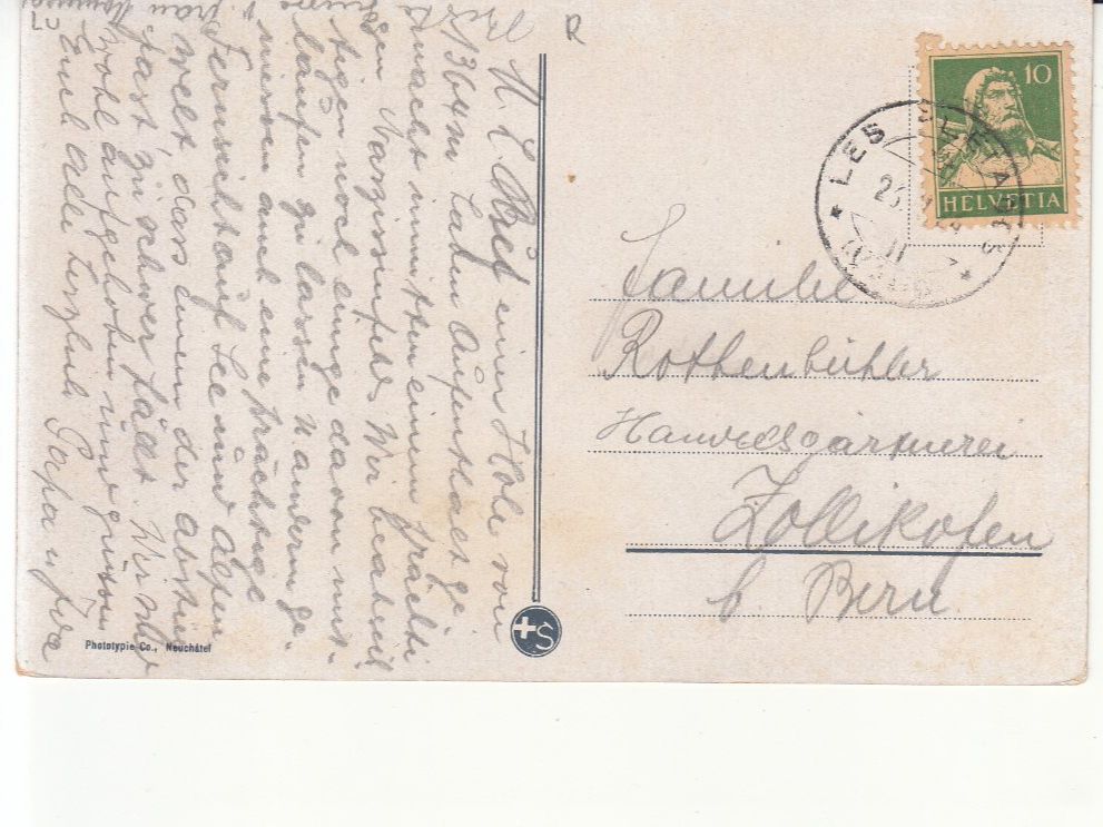 Cartoline postali: Les Pleiades Bahn 1924 – Usato da Bürglen TG venduto da StampGraf 1