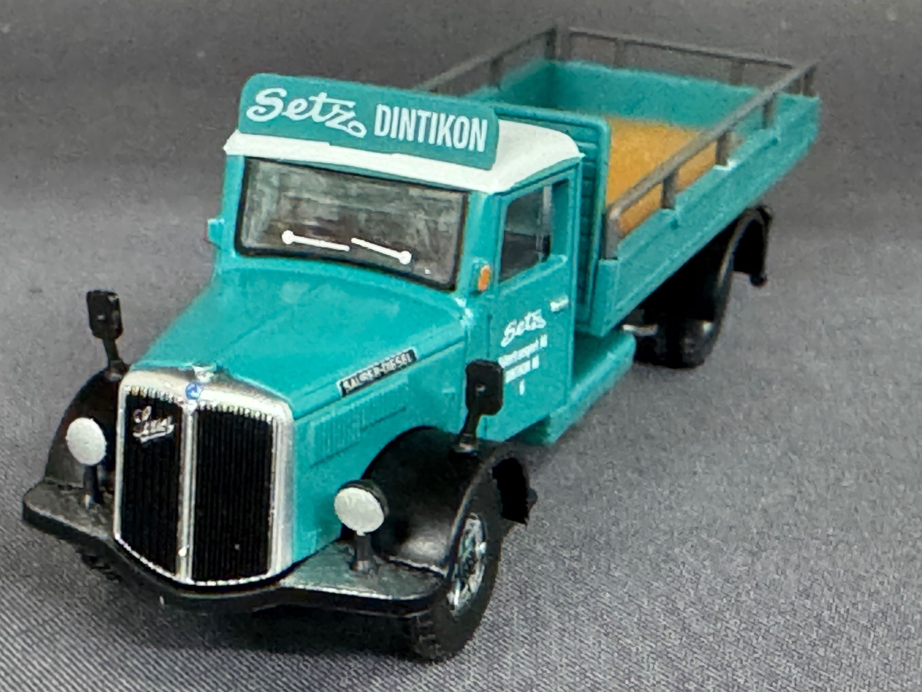 Saurer Modellini d'auto: Saurer S4C Setz ACE Modell 1:87 – Nuovo e nell'imballaggio originale da Luzern venduto da aa43modelcars-Luzern 1